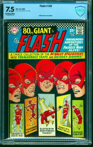 Flash #169 CBCS VF- 7.5 Off White to White 80 Page Giant!