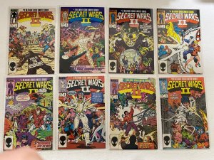 Secret Wars II set #1-9 direct editions 8.0 VF (1985)