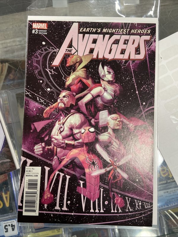 Avengers #3 1:25 Tedesco Variant 2017  Hard to Find!