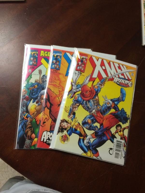 X-Men 96 97 98 Apocalypse The Twelve All Nm Near Mint