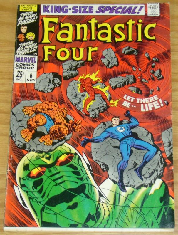 Fantastic Four (Vol. 1) Annual #6 FN; Marvel |  1st annihilus/franklin richards