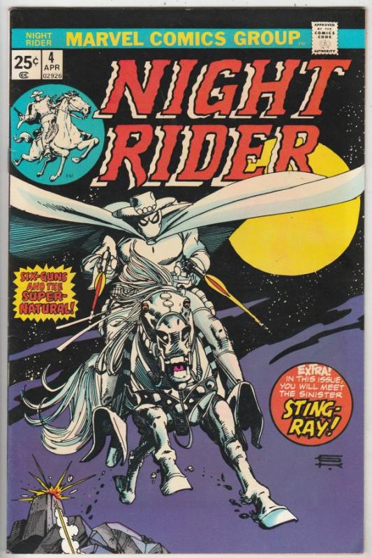 Night Rider, The #4 (Apr-75) VF/NM High-Grade Ghost Rider