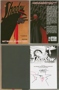 Matt Wagner Shadow Year One Hardcover Omnibus SIGNED Original Art Sketch ORIGIN