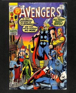 Avengers #92 Neal Adams Cover! Iron Man! Captain America!