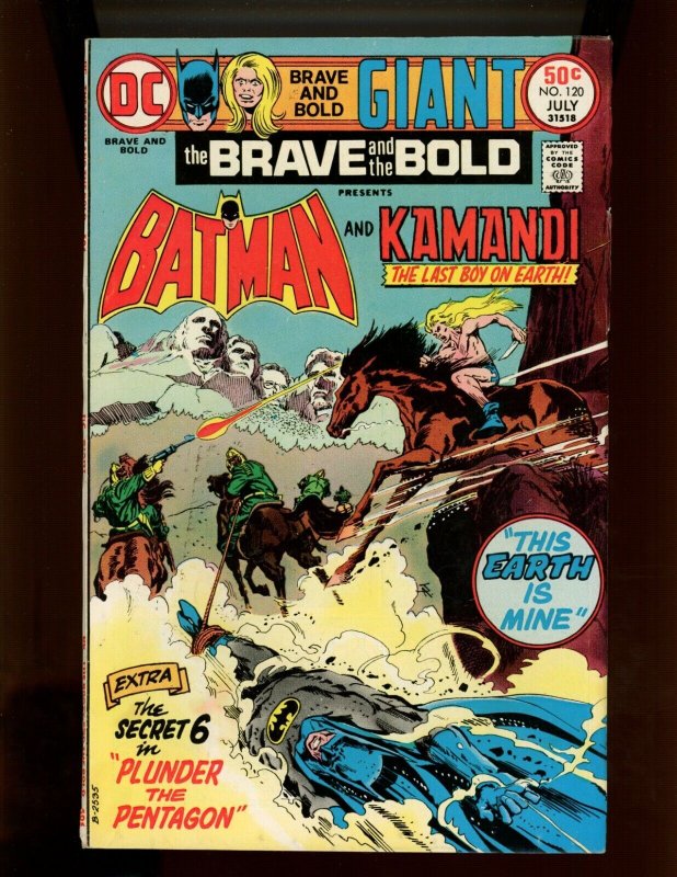 (1975) The Brave & The Bold #120 - BATMAN AND KAMANDI! GIANT ISSUE! (6.0)