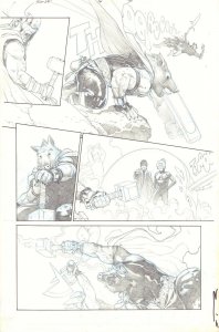 Secret Wars #4 p.7 - Thor Corps Action - Maker Reed Richards - 2015 Esad Ribic