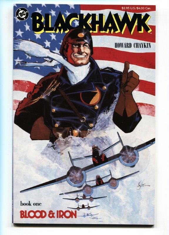 BLACKHAWK #1-1987-HOWARD CHAYKIN.-comic book DC NM
