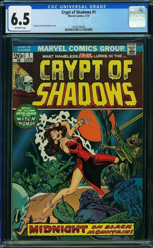 Crypt of Shadows #1 (1973) CGC 6.5 FN+