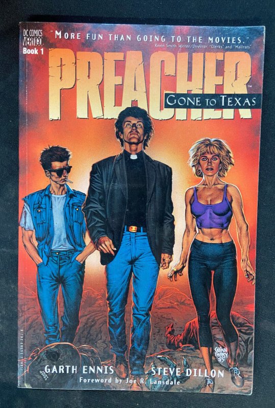 PREACHER GONE TO TEXAS VOL. 1 GRAPHIC NOVEL DC COMICS VERTIGO VF/NM