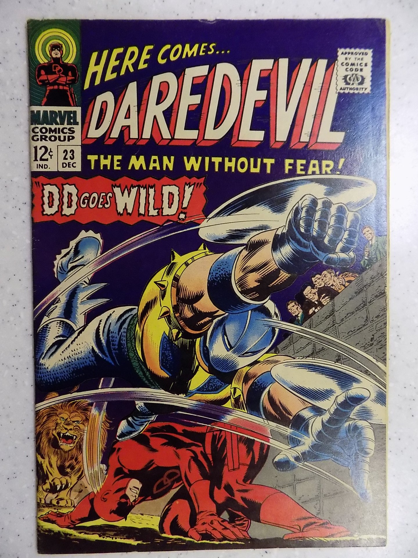 Daredevil # 23 Marvel Silver Fear Action Adventure HI Grade VF | Comic ...