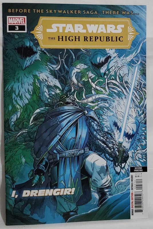 Star Wars The HIGH REPUBLIC #3 Ario Anindito 2nd Print Variant (Marvel 2021)