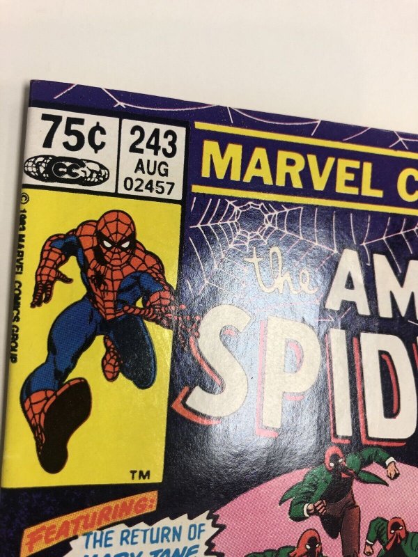 Spider-man # 243 Canadian Price Variant (VF) MARY Babe !