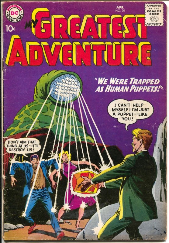 My Greatest Adventure #30 1960-DC-Supernatural mystery-VG