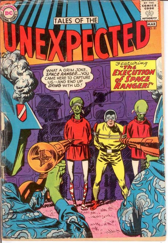 UNEXPECTED (TALES OF) 81 GOOD March 1964 COMICS BOOK