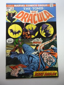 Tomb of Dracula #15 (1973) FN/VF Condition 1/4 tear bc