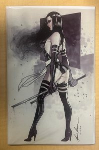 Mad Love Psylocke X-Men Cosplay Virgin Variant Cover by Mario Chavez /50