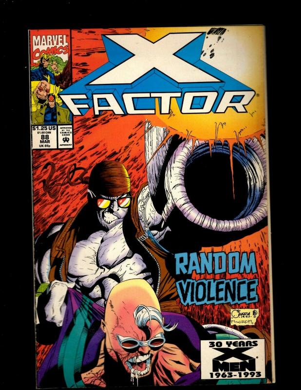 Lot of 12 X-Factor Marvel Comic Books #84, #85, #88, #89, #92, #93-99, JF20 