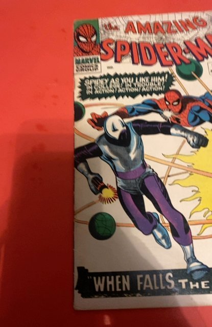 The Amazing Spider-Man #36 (1966)When the meteor fales