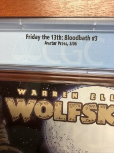 Friday The 13th: Bloodbath (2006) #3 (CGC 9.4 WP) Census 2!
