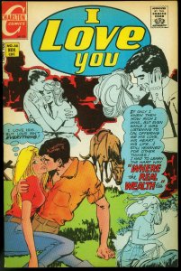 I LOVE YOU #88 1970-CHARLTON COMICS-HORSE FN