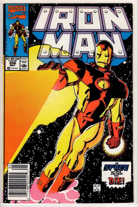 Iron Man #256 Newsstand Edition (1990) 8.5 VF+