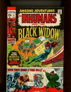 Amazing Adventures #4 - Inhumans And The Black Widow! (6.5) 1971