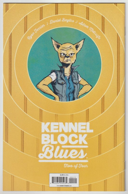 Kennel Block Blues #2 (Mar 2016, Boom!), NM condition (9.4)
