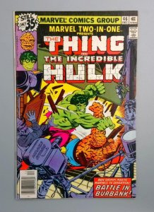Marvel Two-In-One #46: The Thing  vs Hulk, Marvel Comics 1978 JR1