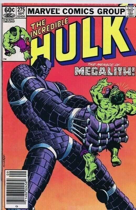 Incredible Hulk #275 ORIGINAL Vintage 1982 Marvel Comics Megalith