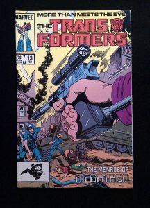 Transformers #13  MARVEL Comics 1986 VF+