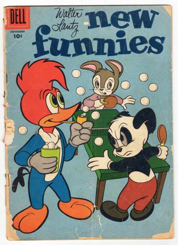 New Funnies #237 VINTAGE 1956 Dell Comics Woody Woodpecker Walter Lantz