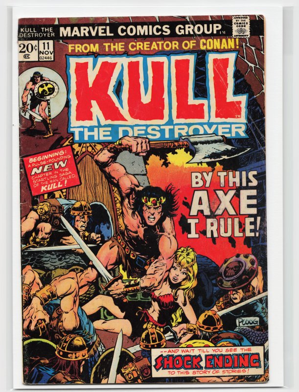 Kull the Destroyer #11 (1973) Kull
