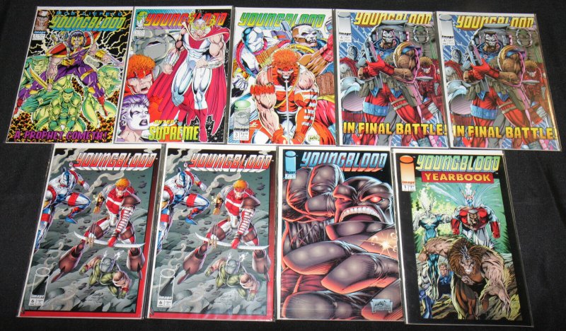 Image YOUNGBLOOD TITLES 28pc Mid-High Grade Comic Lot VF-NM Rob Liefeld