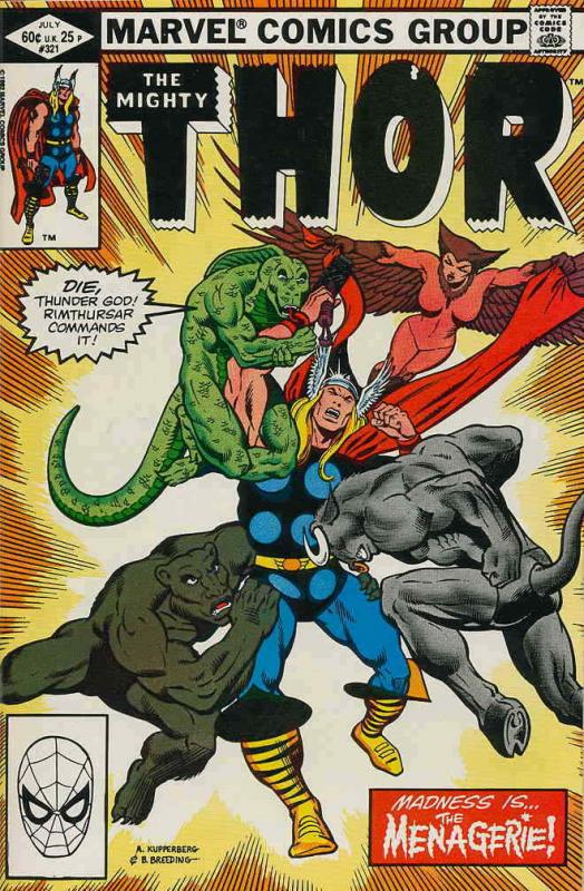 Thor #321 VF/NM; Marvel | save on shipping - details inside