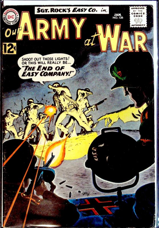 Our Army at War #126 (1963) Intro of Canary