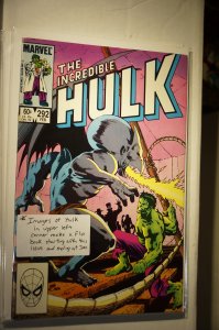 The Incredible Hulk #292 (1984)