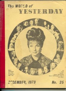 World of Yesterday  #25 12/1979-Agnes Moorehead-Silent Cliffhangers Part 2-fi...