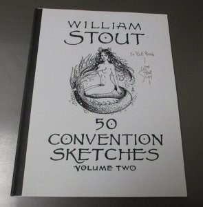 1993 William Stout 50 Convention Sketches v. 2 VF Signed 2x #375/950
