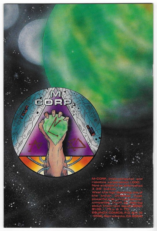 Warp-3! Issue #3!  Equinox Comics!