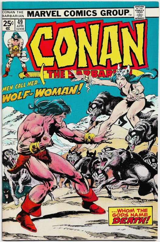 CONAN THE BARBARIAN #49 & 50 (1975) 8.0 VF Roy Thomas! John Buscema! Monsters!