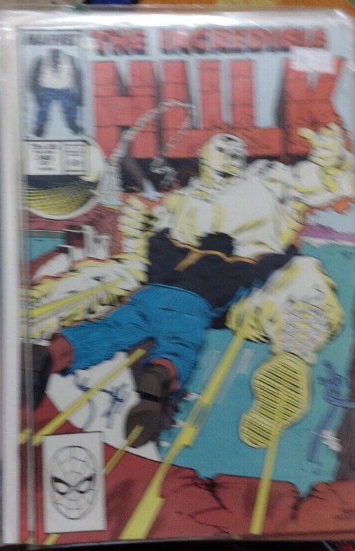 Incredible Hulk  # 348 1988 Marvel DISNEY  grey hulk 2nd  joe fixit vegas key