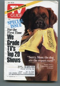 MAG: TV Guide-Empty Nest-Manhattan Cable Edition-January 1992-VG