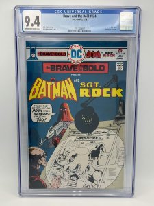 Brave and the Bold (1976) #124 - CGC 9.4 - Sgt. Rock Team-Up