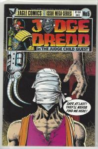JUDGE DREDD Child Quest #1 2 3 4 5, NM, 1984, 1-5, I am the Law, Bolland, Wagner 