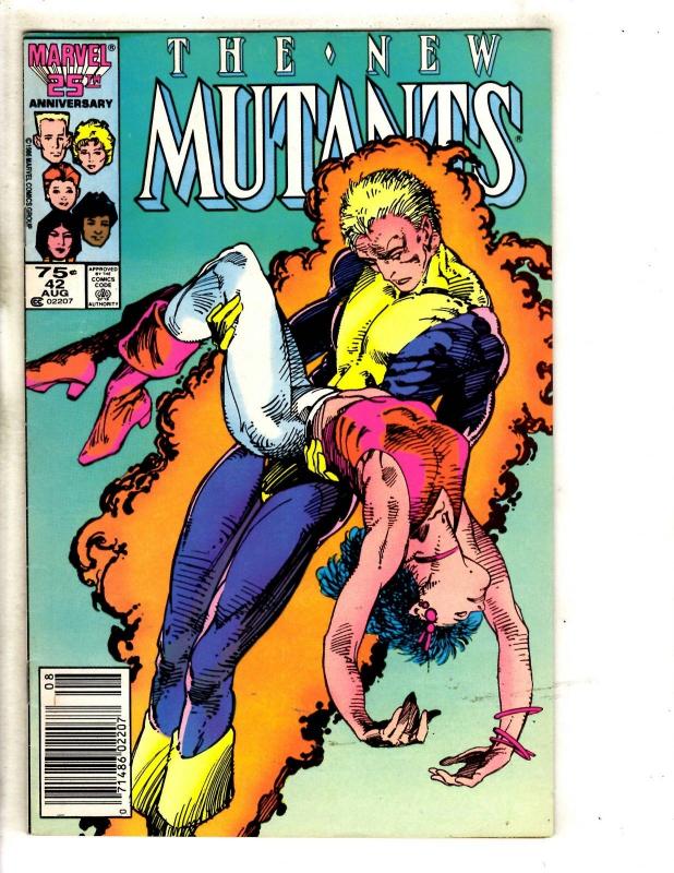 Lot Of 10 New Mutants Marvel Comic Books # 37 38 39 40 41 42 43 44 45 46 RJ9