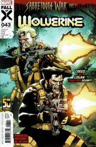 Wolverine (7th Series) #43 VF/NM ; Marvel | Sabretooth War 3