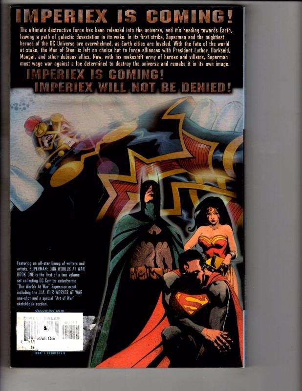 Superman Our Worlds At War Book # 1 DC Comics TPB Graphic Novel Comic Book J243