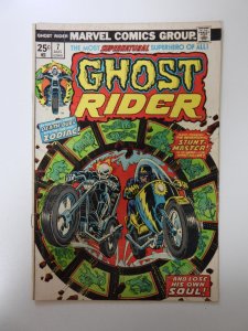Ghost Rider #7 (1974) FR/GD condition MVS missing