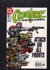 Creature Commandos #1 - 1st App of Captain Lucius Hunter & Mummy! (8.0/8.5) 2000