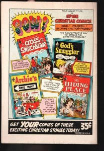 Cross and The Switchblade 1972-Spire Christian Comics-Teen gangs-heroin use-A...
